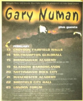 Gary Numan The UK & USA Pure Tour